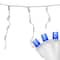 100ct. LED Wide Angle Icicle Christmas Lights With White Wire